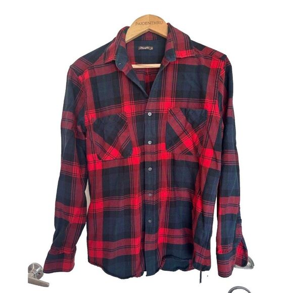 J.MCLAUGHLIN Dobson Plaid Button Down Shirt Men's Medium - Picture 1 of 7